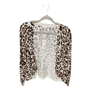 Leopard Print Women's Balero Sweater